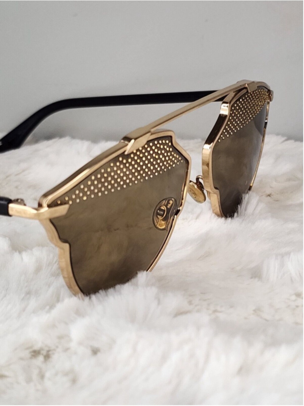 Christian Dior SO REAL S Studs gold black/light brown (RHL/5V A) Sunglasses - Picture 9 of 9